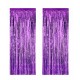 Metalize Parti Fon Süslemesi Mor Renk 50x230 Cm 2 Adet Metalize Parti Fon Süslemesi Mor Renk 50x230 Cm 2 Adet