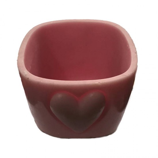 Büyük Kalpli Saksı Silikon Kokulu Taş Ve Beton Kalıbı 14x16x12 Cm Büyük Kalpli Saksı Silikon Kokulu Taş Ve Beton Kalıbı 14x16x12 Cm