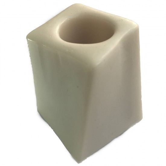 Dekoratif Mumluk Şeklinde Silikon Mum Kokulu Taş Ve Beton Kalıbı 4x4x5.5 Cm