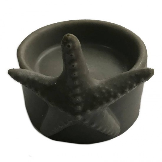 Deniz Yıldızı Mumluk Silikon Kokulu Taş Ve Beton Kalıbı 7x6.5x1.5 Cm