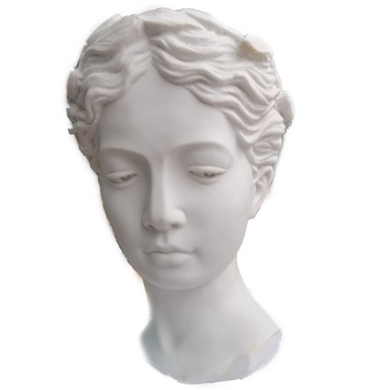 Helen Büyük Saksı Şeklinde Beton Saksı Ve Kokulu Taş Silikon Kalıbı 24x24x34 Cm