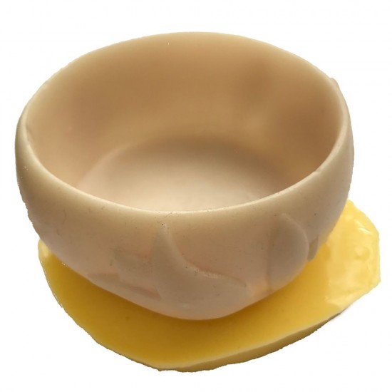 Lale Figürlü Kase Silikon Mum Kokulu Taş Ve Beton Kalıbı 7x7x3.5 Cm