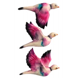 Üçlü Kuşlar Beton Ve Kokulu Taş Silikon Kalıbı 13x20x2 Cm Üçlü Kuşlar Beton Ve Kokulu Taş Silikon Kalıbı 13x20x2 Cm