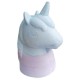 Unicorn Kafası Şeklinde Beton Ve Kokulu Taş Silikon Kalıbı 11x15x20 Cm