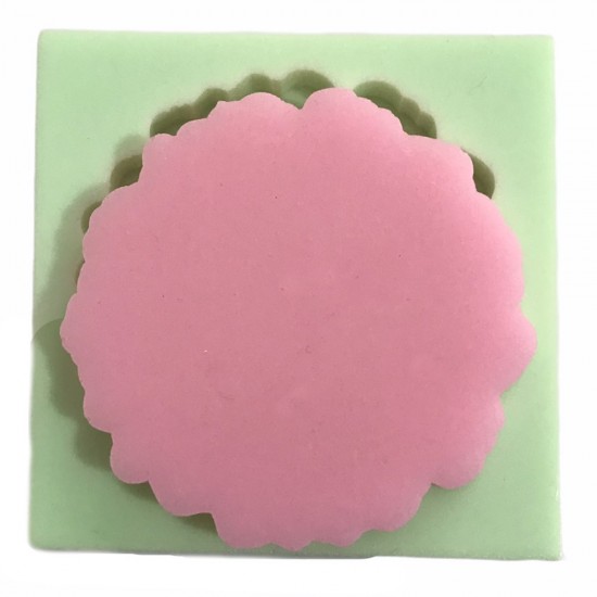 Dekoratif Bardak Altlığı Silikon Epoksi Kalıbı 6x6x1 cm