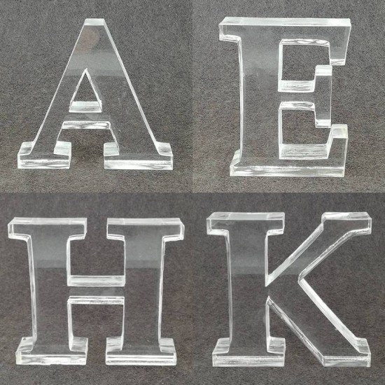 Harfler Silikon Epoksi Kalıbı
