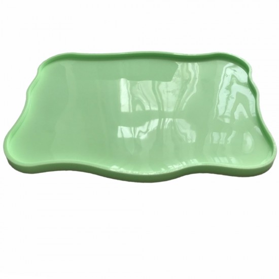 Partivitrini Soft Dikdörtgen Silikon Epoksi Tepsi Kalıbı 35x24x0.8 cm