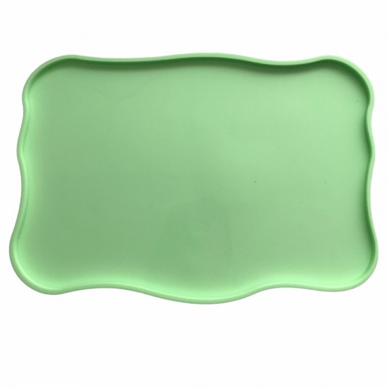 Partivitrini Soft Dikdörtgen Silikon Epoksi Tepsi Kalıbı 35x24x0.8 cm