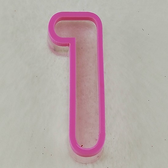 Rakamlar Silikon Epoksi Kalıbı 6x4x1 cm