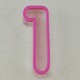 Rakamlar Silikon Epoksi Kalıbı 6x4x1 cm