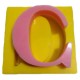 Harfler Silikon Kokulu Taş Ve Sabun Kalıbı 5x5x1 Cm