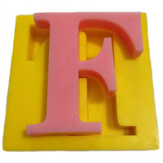 Harfler Silikon Kokulu Taş Ve Sabun Kalıbı 5x5x1 Cm