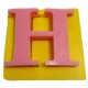 Harfler Silikon Kokulu Taş Ve Sabun Kalıbı 5x5x1 Cm