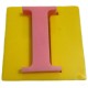 Harfler Silikon Kokulu Taş Ve Sabun Kalıbı 5x5x1 Cm