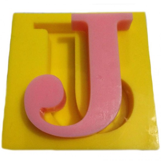 Harfler Silikon Kokulu Taş Ve Sabun Kalıbı 5x5x1 Cm