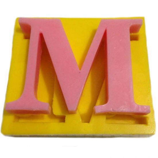 Harfler Silikon Kokulu Taş Ve Sabun Kalıbı 5x5x1 Cm
