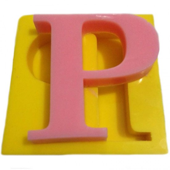 Harfler Silikon Kokulu Taş Ve Sabun Kalıbı 5x5x1 Cm