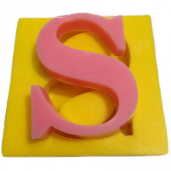 Harfler Silikon Kokulu Taş Ve Sabun Kalıbı 5x5x1 Cm