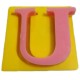 Harfler Silikon Kokulu Taş Ve Sabun Kalıbı 5x5x1 Cm