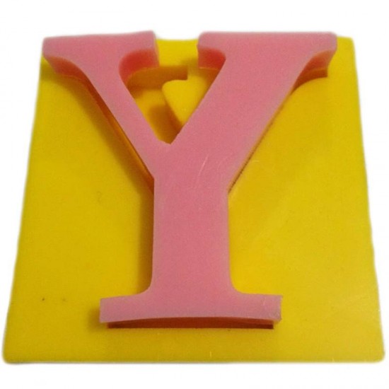 Harfler Silikon Kokulu Taş Ve Sabun Kalıbı 5x5x1 Cm