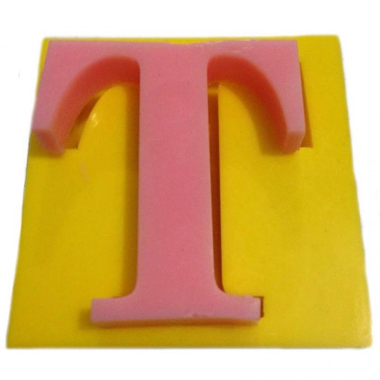 Harfler Silikon Kokulu Taş Ve Sabun Kalıbı 5x5x1 Cm