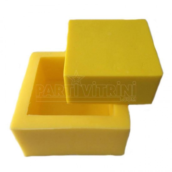 Kare Silikon Mum Kokulu Taş Ve Sabun Kalıbı 4.5x4.5x2 Cm Kare Silikon Mum Kokulu Taş Ve Sabun Kalıbı 4.5x4.5x2 Cm