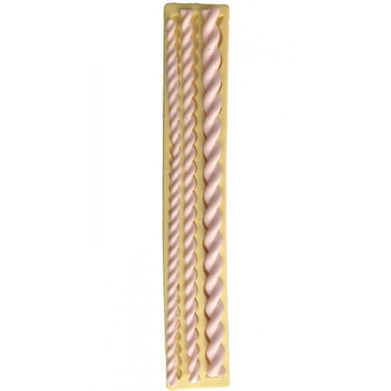 Burgu Desenli Silikon Pasta Kokulu Taş Ve Sabun Kalıbı