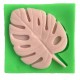 Deve Tabanı Yaprağı Figürlü Dekoratif Kenar Silikon Pasta-Kokulu-Taş Ve Sabun Kalıbı