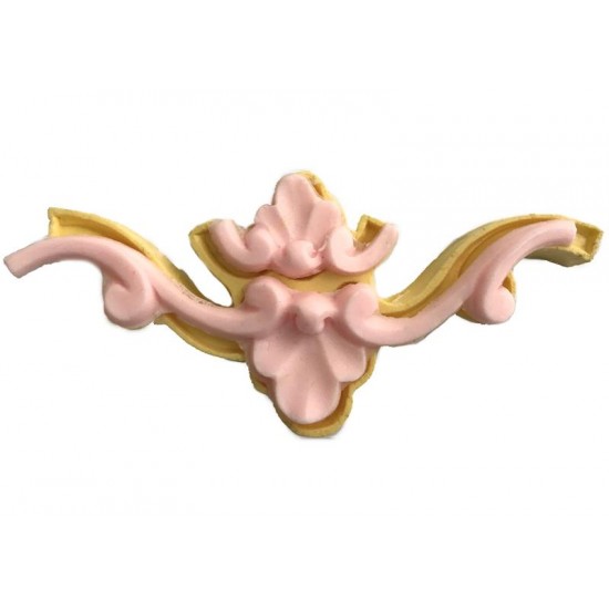 Oyma Elit Figürlü Dekoratif Kenar Silikon Pasta-Kokulu-Taş Ve Sabun Kalıbı