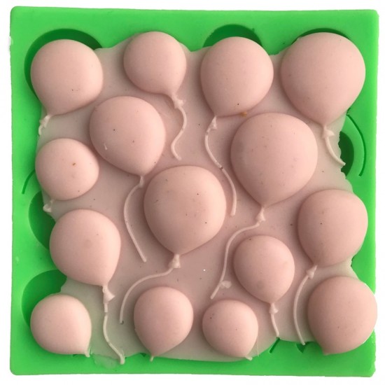 Uçan Balonlar Dekoratif Kenar Silikon Pasta-Kokulu-Taş Ve Sabun Kalıbı