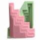 3d Merdiven Silikon Mum Kalıbı 12x9x2.5 Cm