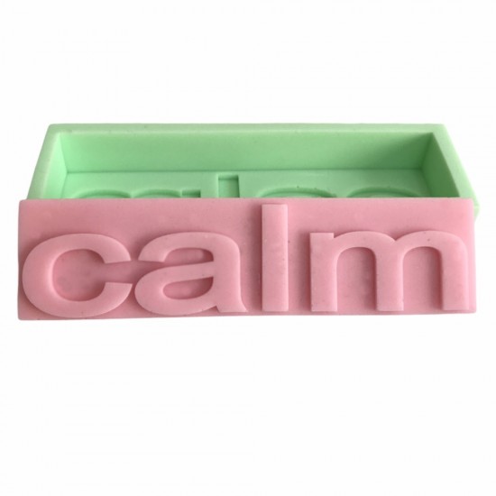 Calm (Sakin) Silikon Mum Kalıbı 15x4x2.5 Cm