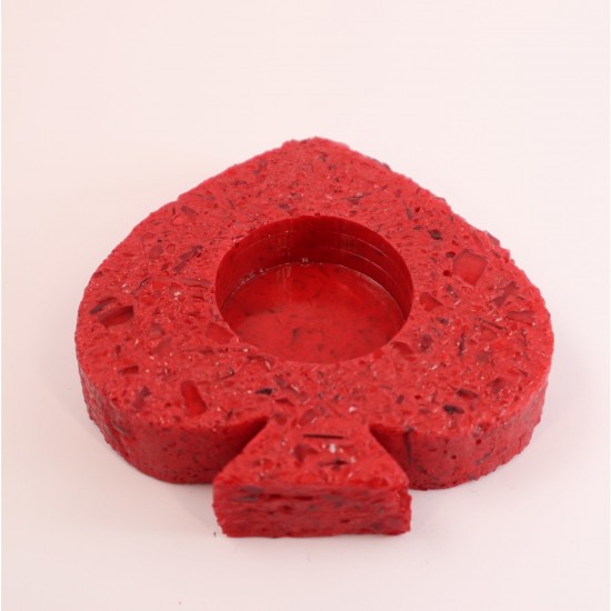 Maça İskambil Şeklinde Silikon Tealight Mum Kalıbı Maça İskambil Şeklinde Silikon Tealight Mum Kalıbı