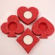 Maça İskambil Şeklinde Silikon Tealight Mum Kalıbı Maça İskambil Şeklinde Silikon Tealight Mum Kalıbı