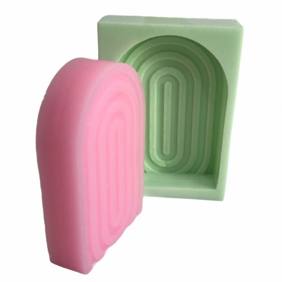 New Frekans Kapı Silikon Mum Kalıbı 8.5x5.5x2 Cm