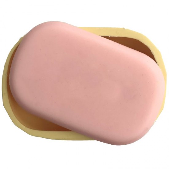 Oval Silikon Sabun Kokulu Taş Ve Mum Kalıbı 10.5x7x2 Cm