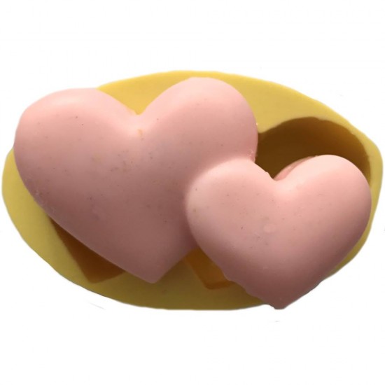 Kalp Şeklinde Silikon Pasta Ve Şeker Hamuru Kalıbı 26x26x1 Cm Kalp Şeklinde Silikon Pasta Ve Şeker Hamuru Kalıbı 26x26x1 Cm