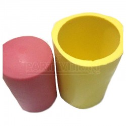 Silindir Şeklinde Silikon Mum Kokulu Taş Ve Sabun Kalıbı 6x6x10 Cm Silindir Şeklinde Silikon Mum Kokulu Taş Ve Sabun Kalıbı 6x6x10 Cm