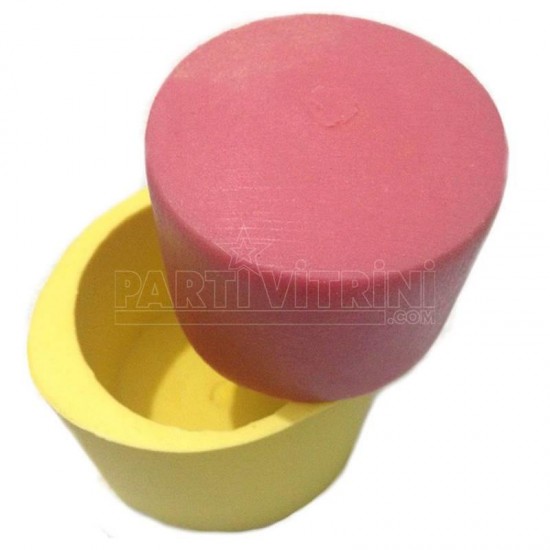 Silindir Şeklinde Silikon Mum Kokulu Taş Ve Sabun Kalıbı 6x6x5 Cm Silindir Şeklinde Silikon Mum Kokulu Taş Ve Sabun Kalıbı 6x6x5 Cm