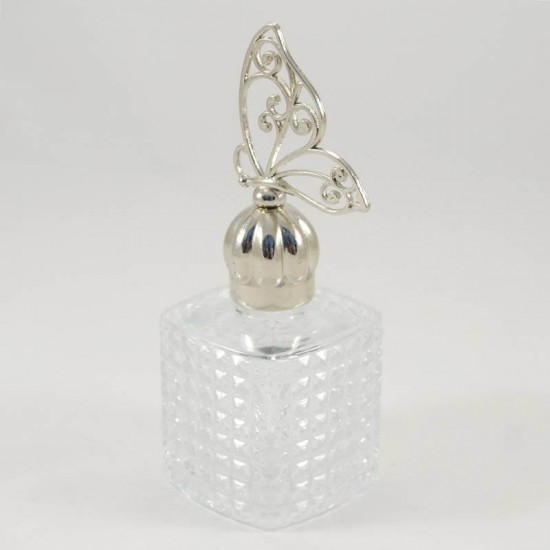 Kare Kesme Cam Kolonya Ve Oda Kokusu Şişesi 100 cc